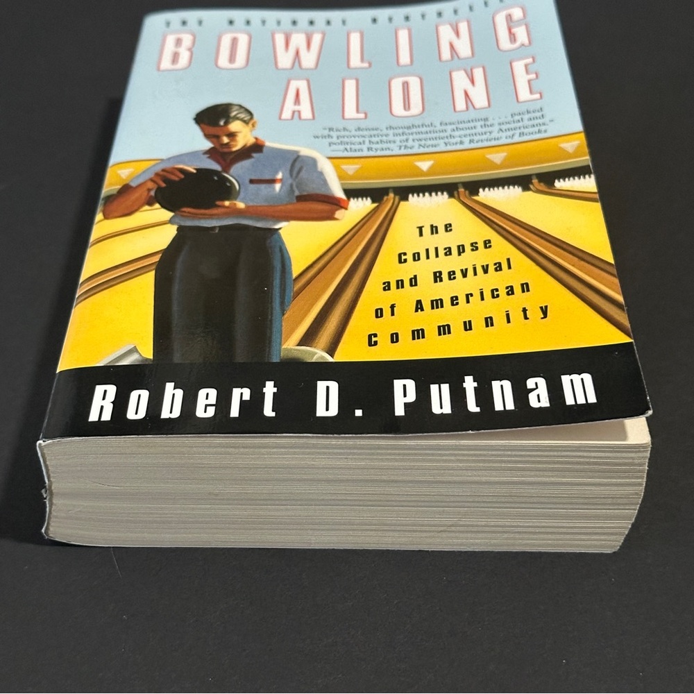Bowling Alone by Robert D. Putnam | Sociology, Political Theory |Paperback Book - Picture 4 of 10